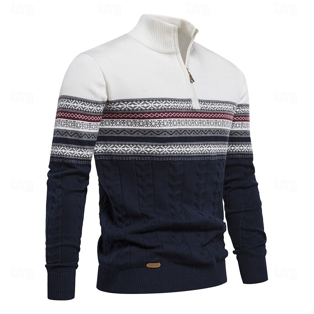 Hannes - Half-Zip Knit Sweater