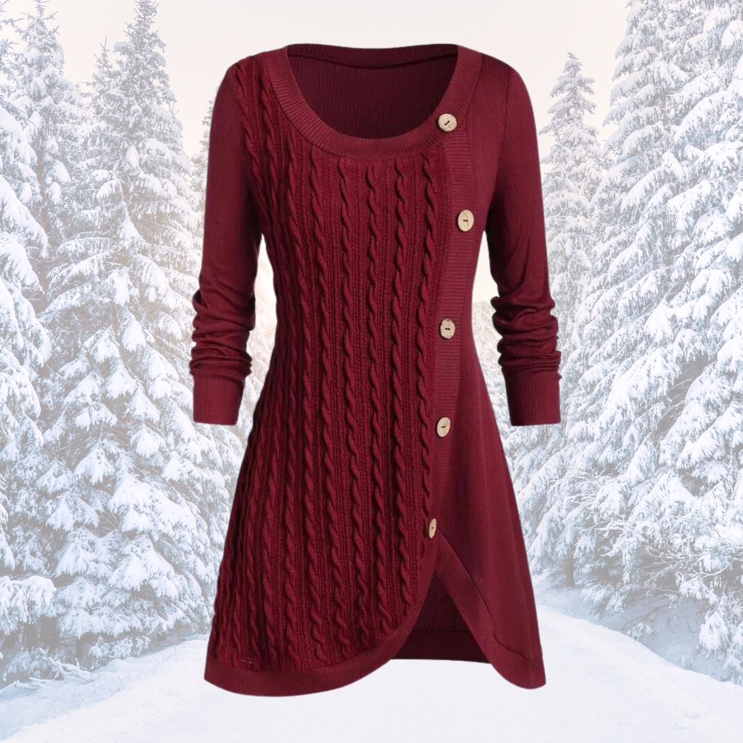 Arlene - Warm and elegant sweater dress