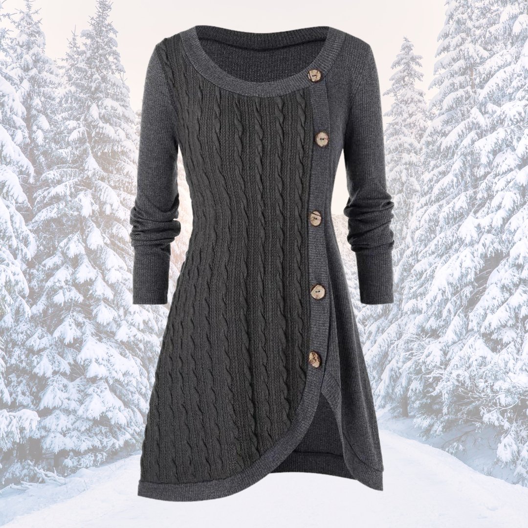 Arlene - Warm and elegant sweater dress
