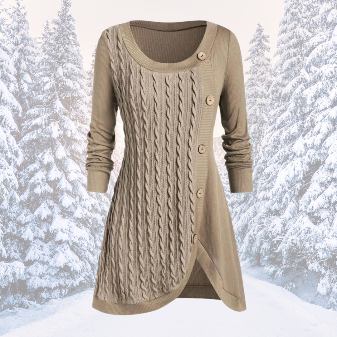 Arlene - Warm and elegant sweater dress
