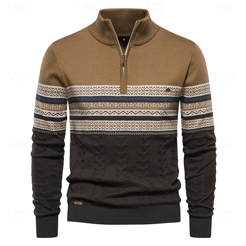 Hannes - Half-Zip Knit Sweater