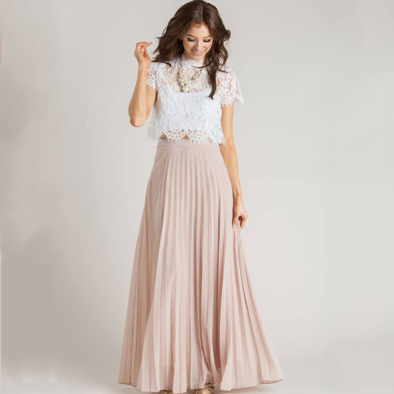 Arra - Elegant maxi dress for women in boho retro style