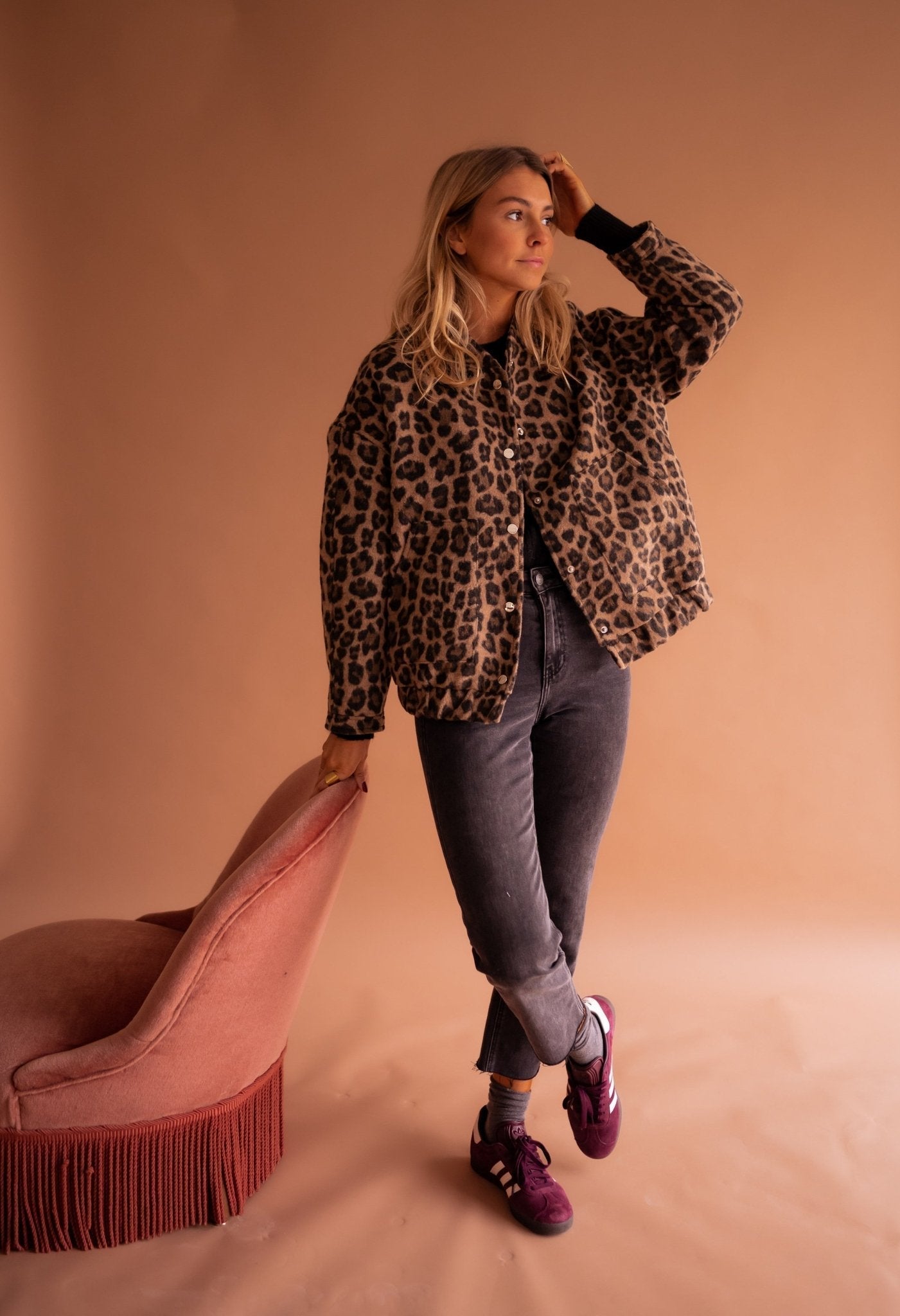 LEO | STYLISH LEOPARD PRINT JACKET