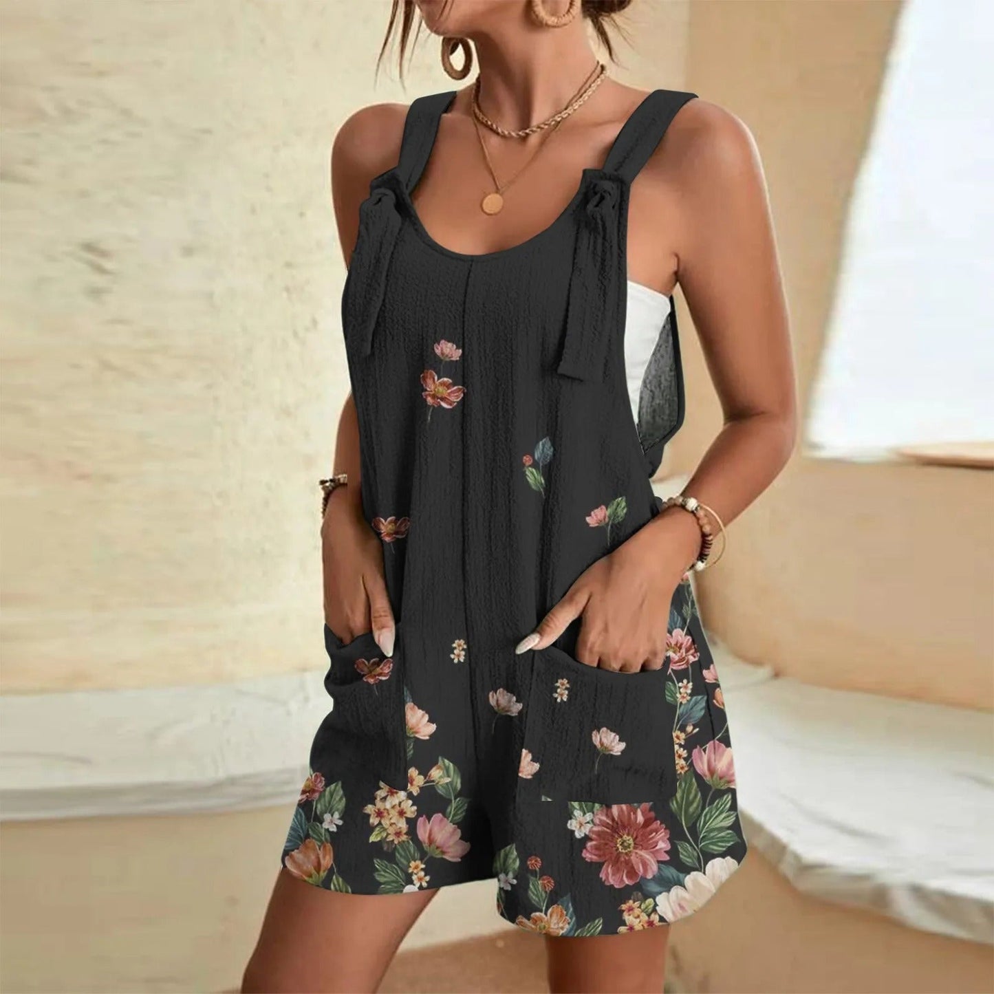 Cecily - Jumpsuit with floral print