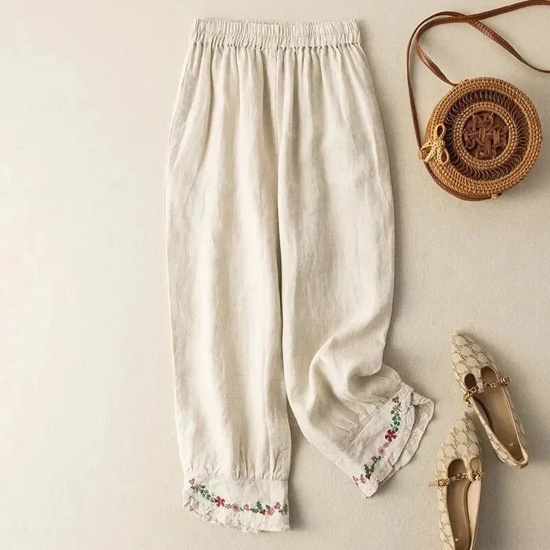 Etta - Retro ethnic style trousers