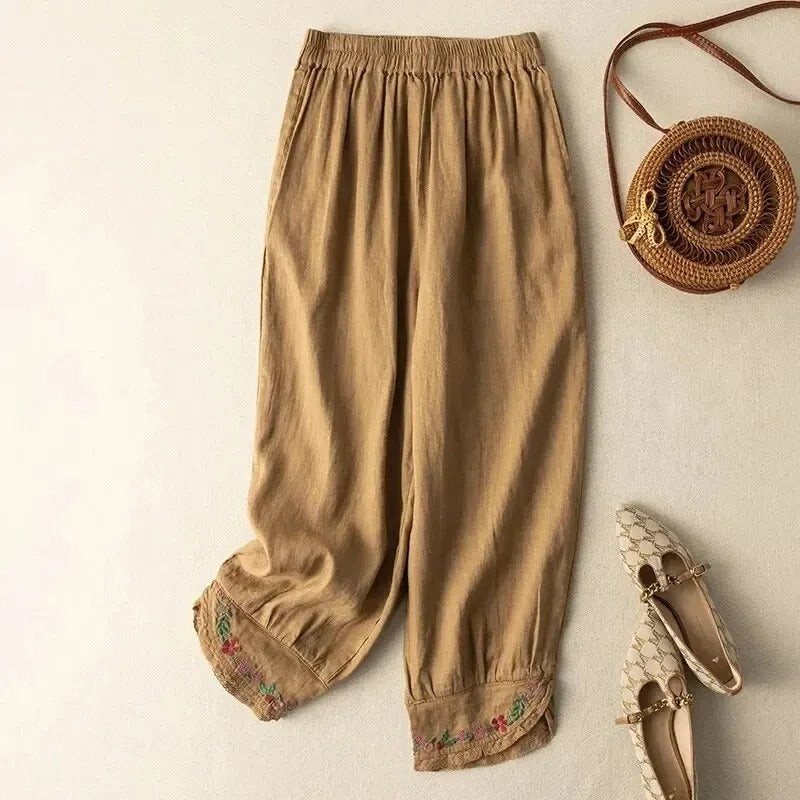 Etta - Retro ethnic style trousers