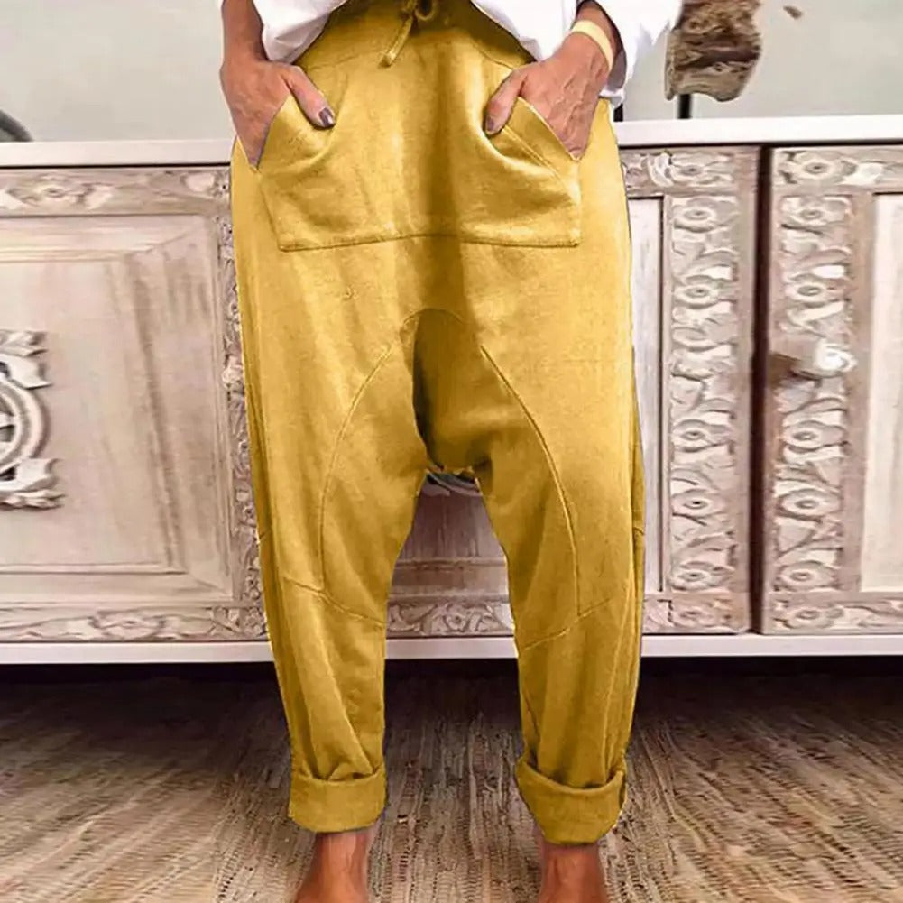 Elizabeth - Baggy Drawstring Trousers