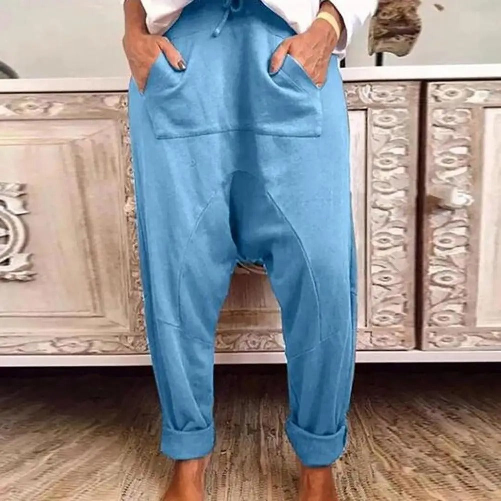 Elizabeth - Baggy Drawstring Trousers