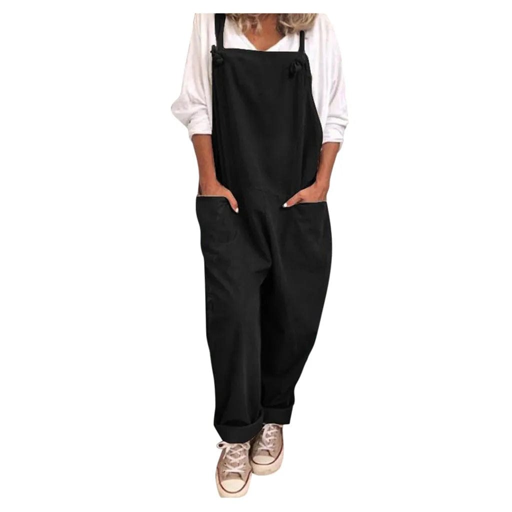 Yseult - Overall Jumpsuit made from casually tied cotton and linen