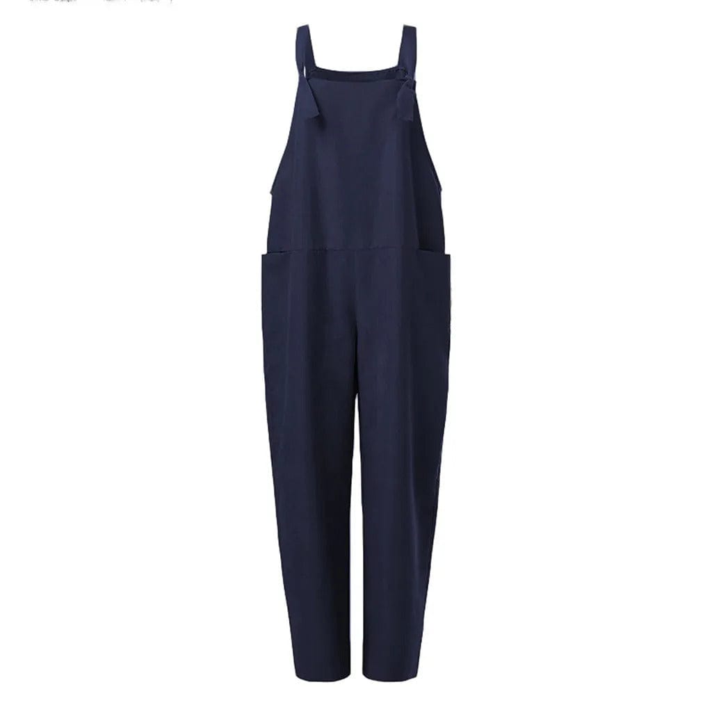 Yseult - Overall Jumpsuit made from casually tied cotton and linen
