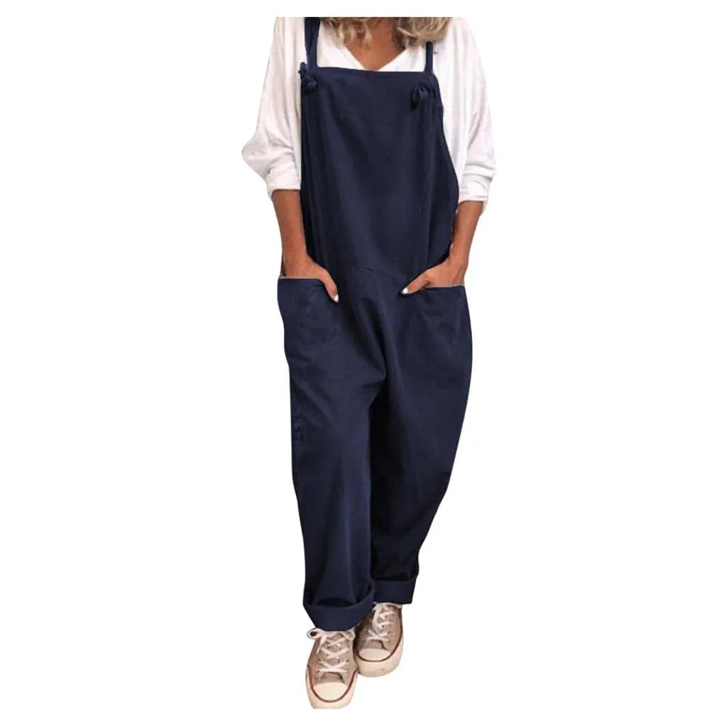 Yseult - Overall Jumpsuit made from casually tied cotton and linen