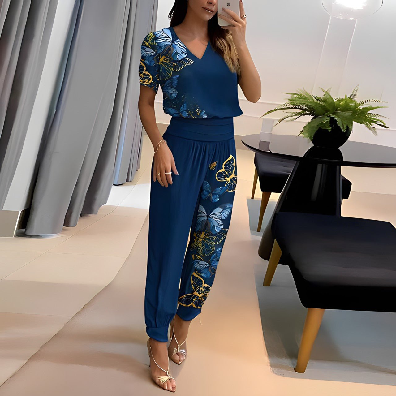 Alexandra Blouse and Trousers Set