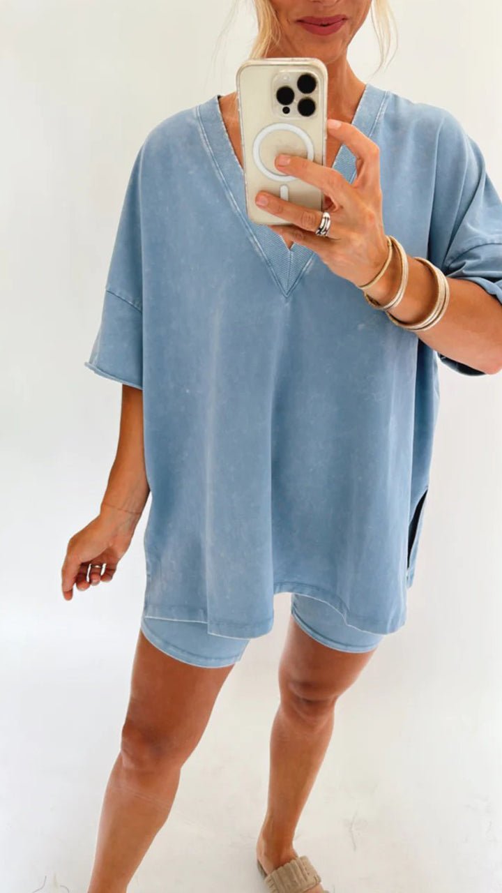 Amarra Lockeres T-Shirt and Shorts Set