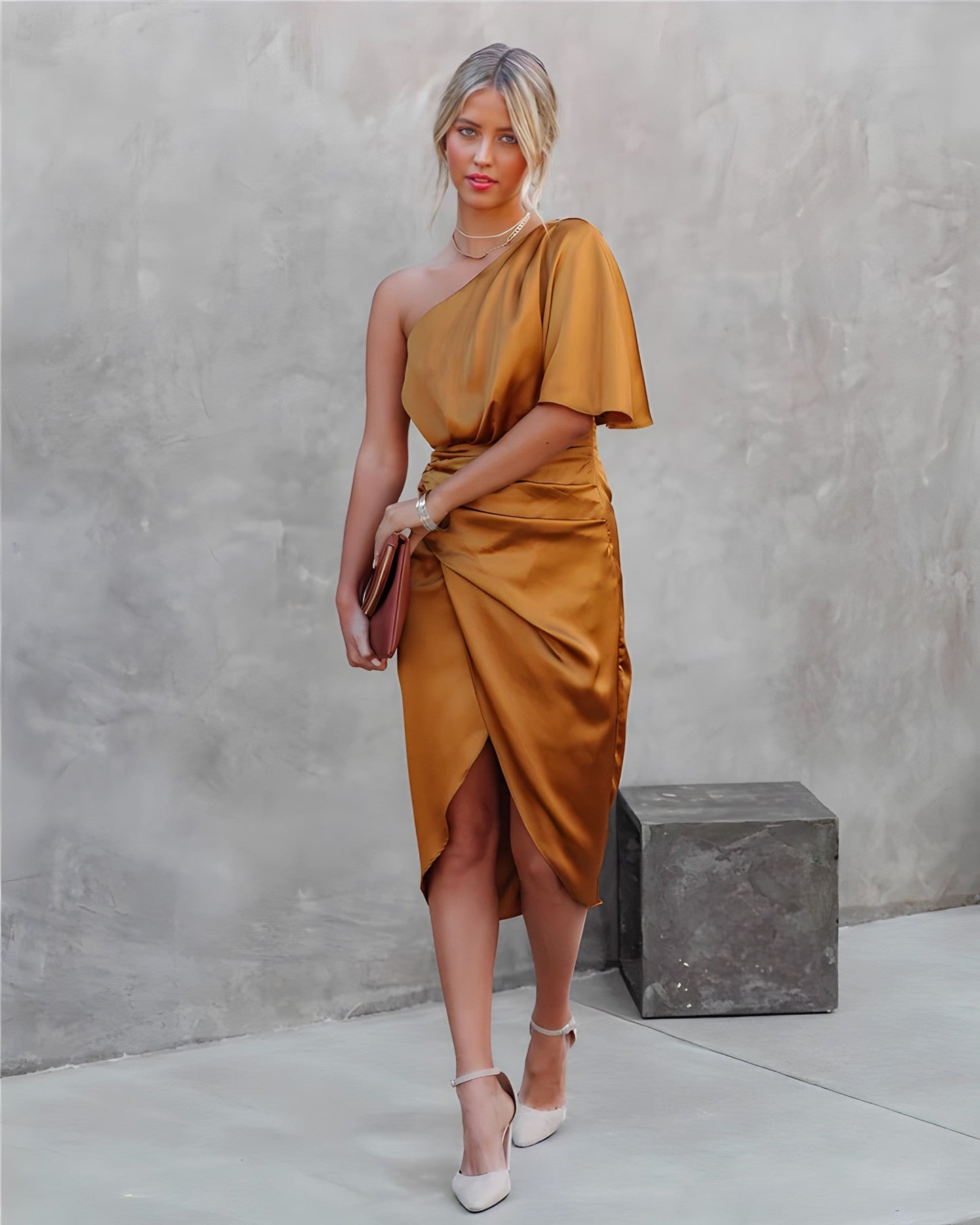 Amira Long Sleeve Party Dress