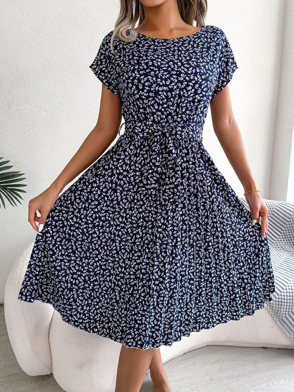 Annalee Pleated Dress
