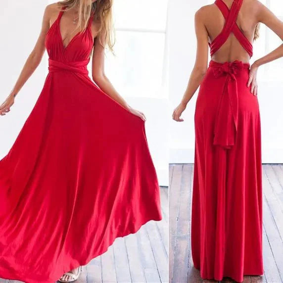 Marie Wick Wrap Maxi Dress