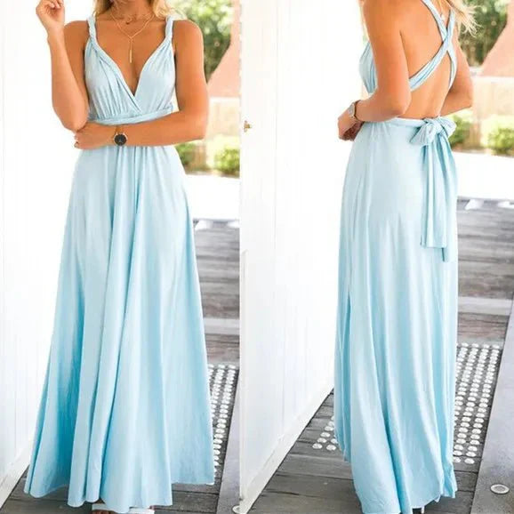 Marie Wick Wrap Maxi Dress