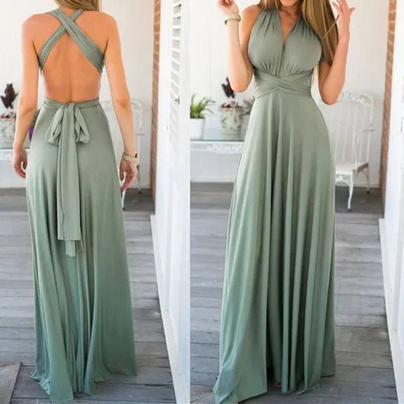 Marie Wick Wrap Maxi Dress