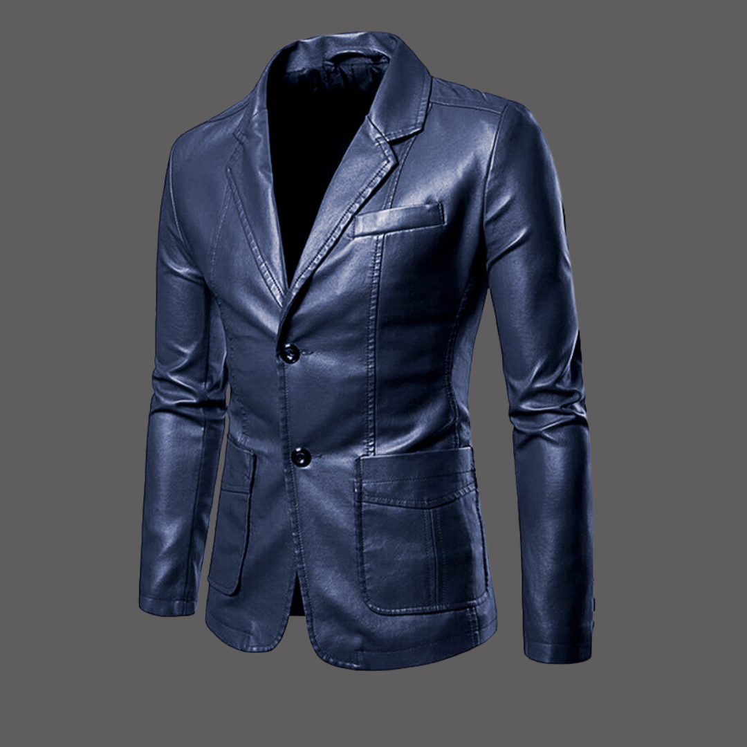 Harvey - Fashionable leather jacket for men