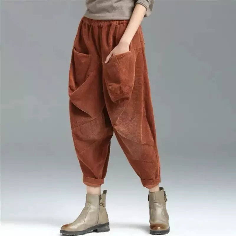 Martha - Baggy winter harem pants