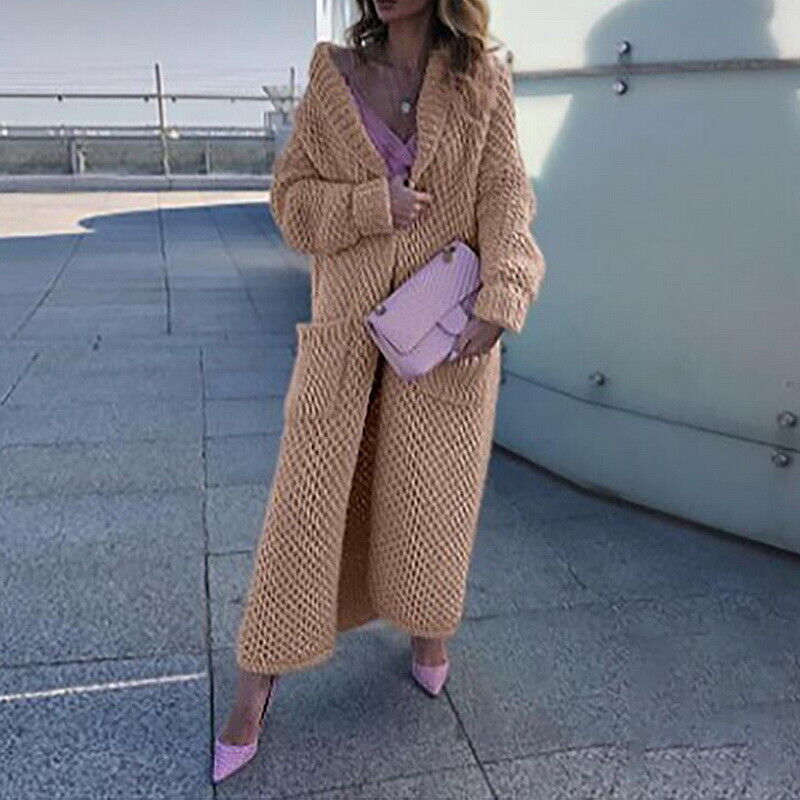 Helen - Women's Sweater Long Cardigan