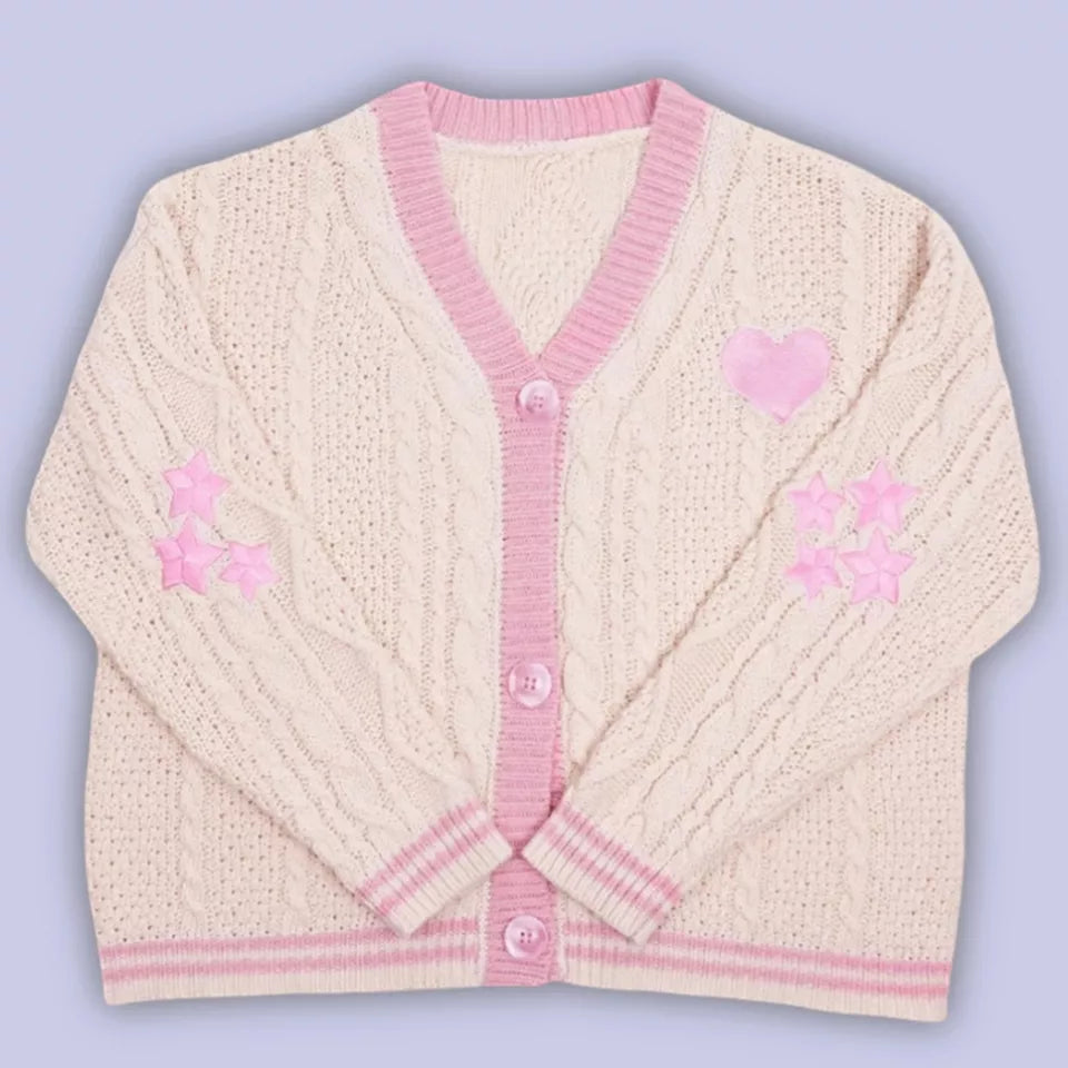 Adele - Embroidered V-neck sweater for women