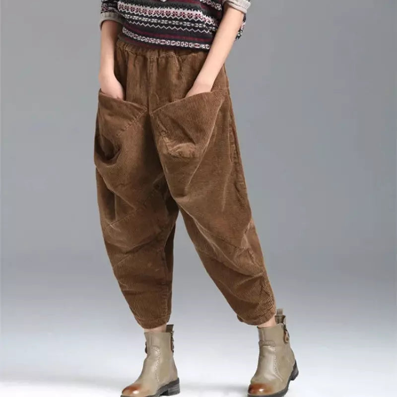Martha - Baggy winter harem pants