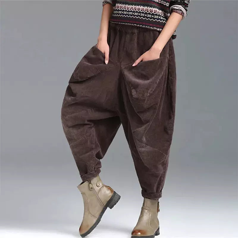Martha - Baggy winter harem pants