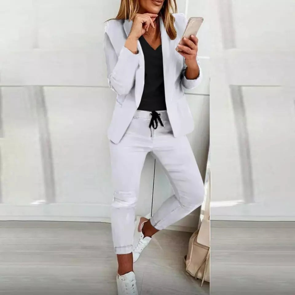 Clare - Long Sleeve Blazer and Trousers