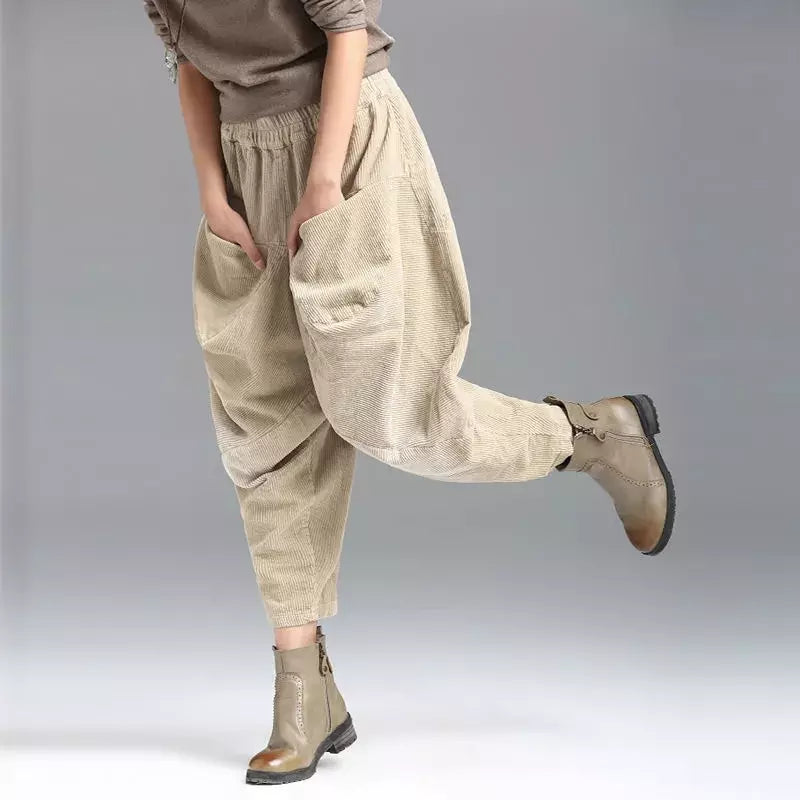 Martha - Baggy winter harem pants