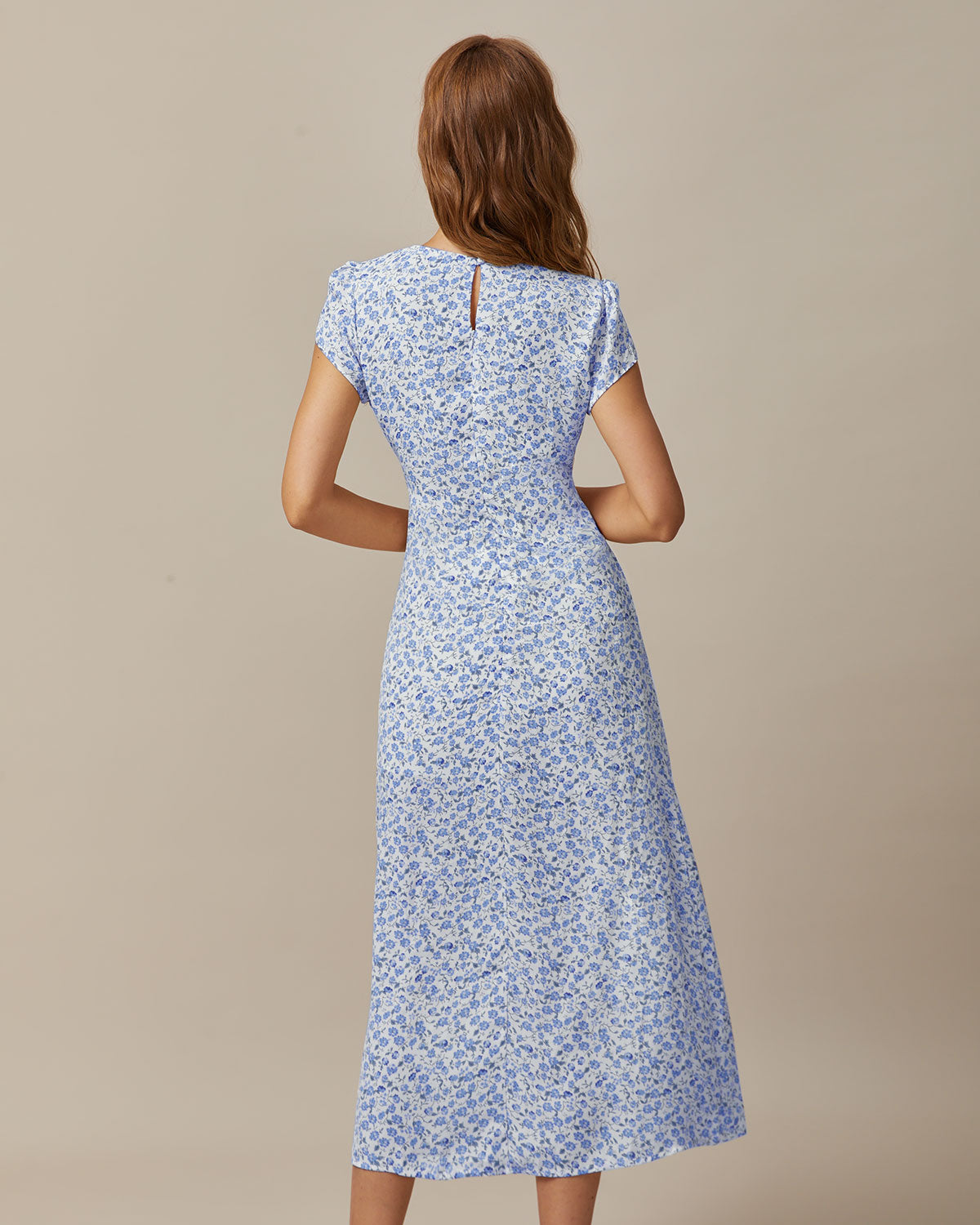 Evelyn | Floral Slit Dress