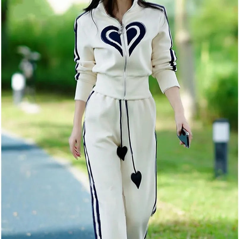 Angela - High Quality Two Piece Zip Up & Trouser Set