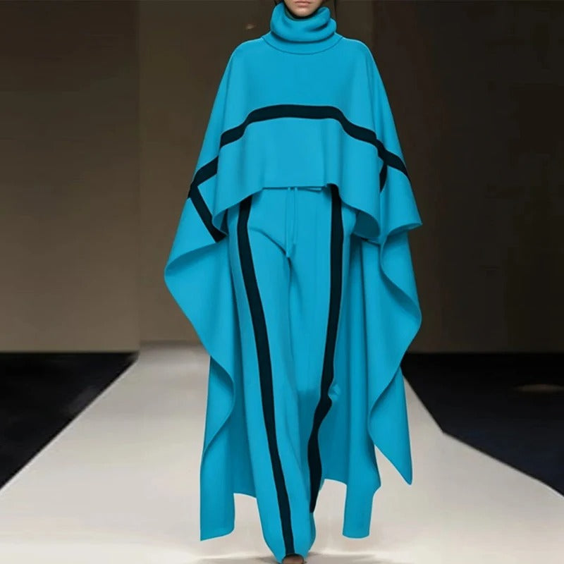 Muriel - Two-piece set with turtleneck and raglan sleeves