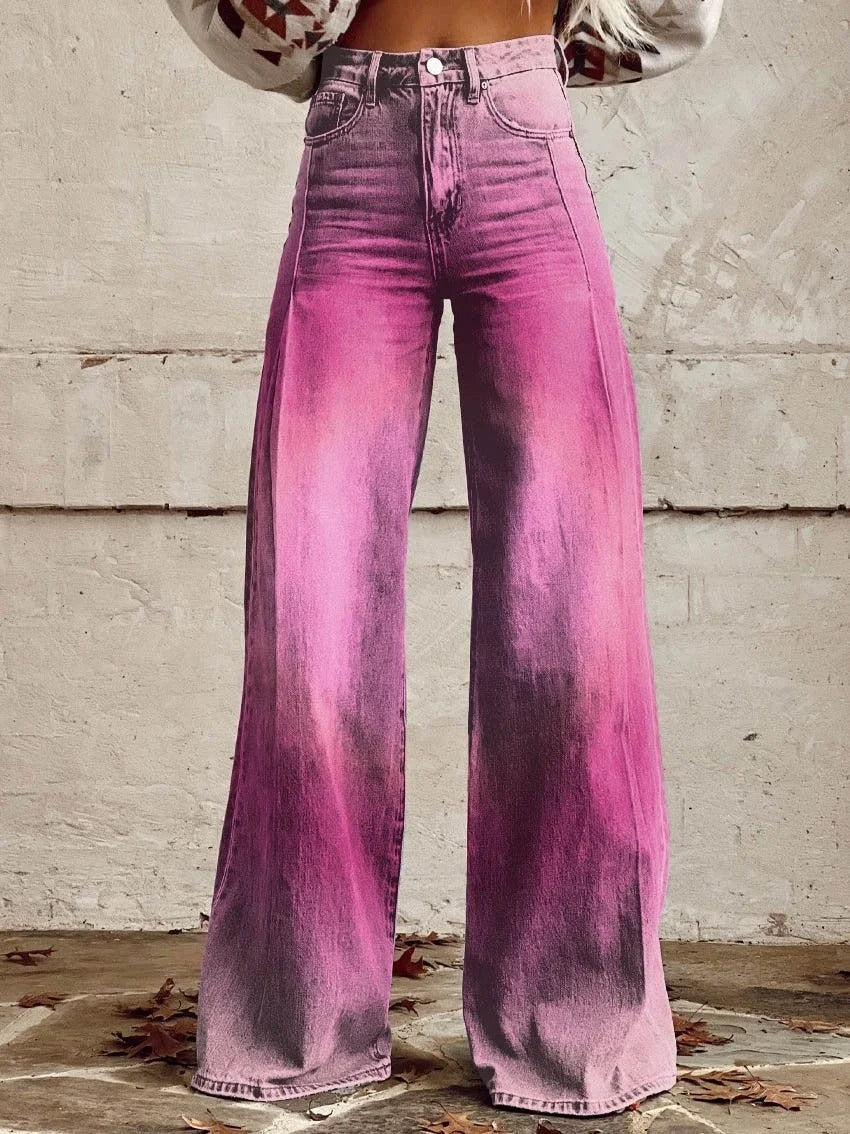 Edie - Retro wide leg trousers