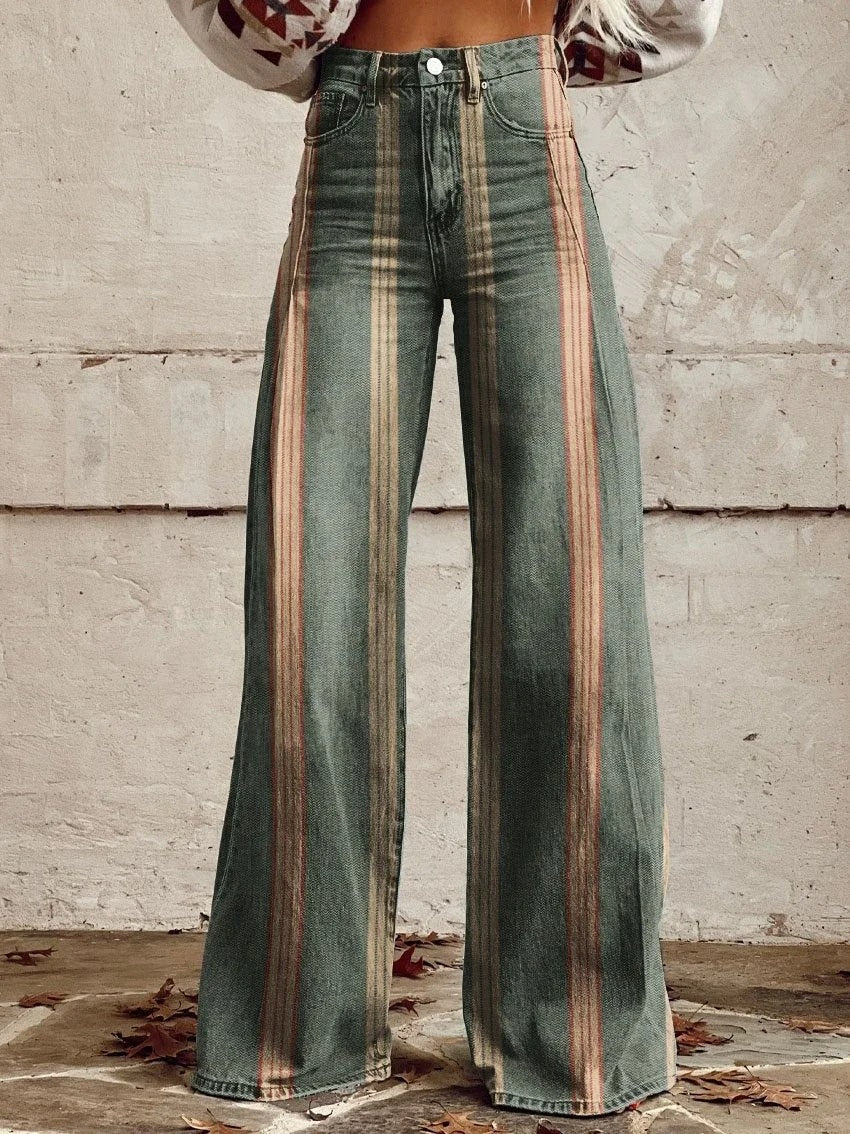 Edie - Retro wide leg trousers