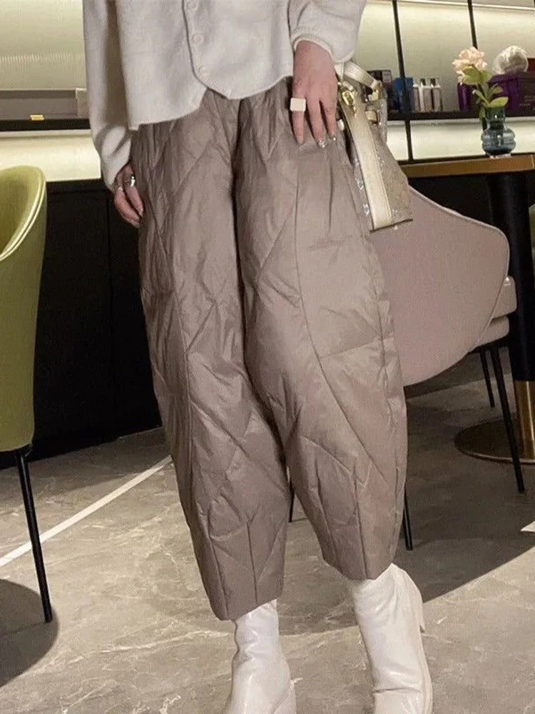 Isabel - Windproof soft cotton trousers for winter