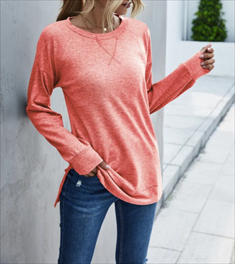 Viola - Long sleeve crew neck shirt