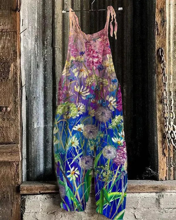 Ruby - Jumpsuit with vintage print