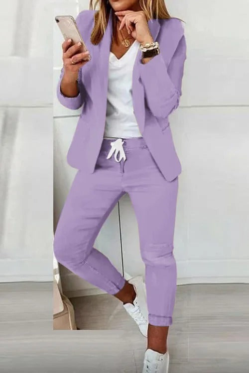 Esther - Long sleeve blazer and pants