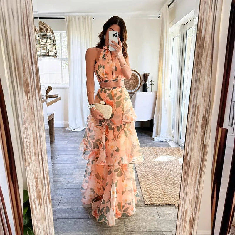 Antalya - Casual set consisting of a sleeveless top and skirt