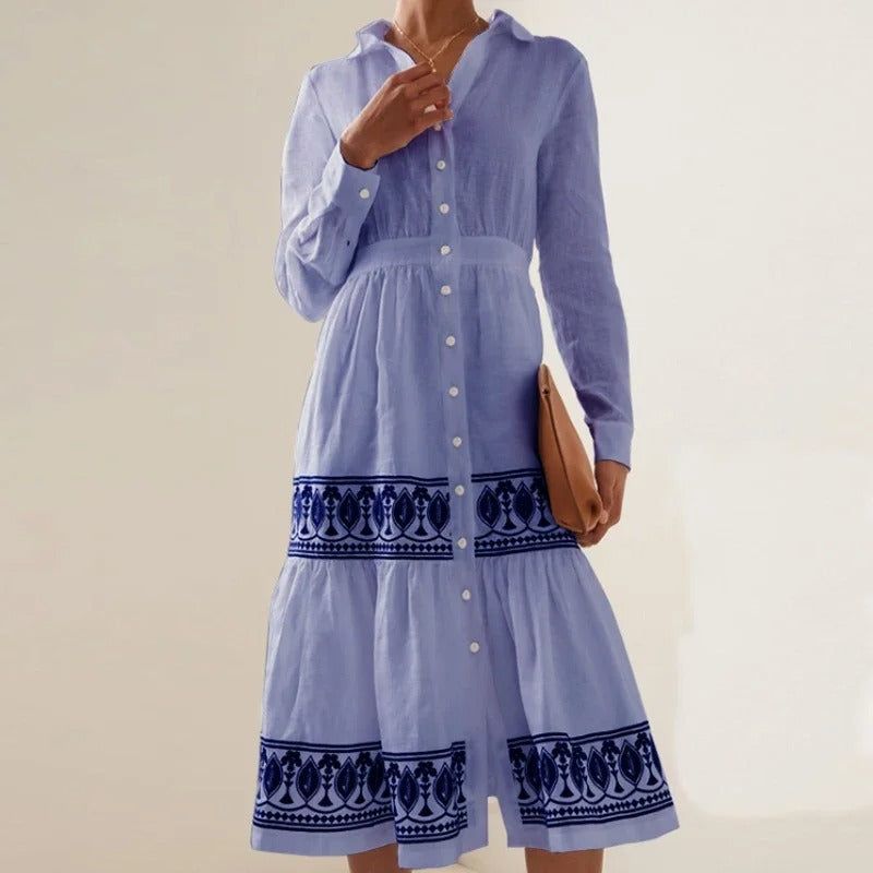 Leona - Elegant dress with long sleeves