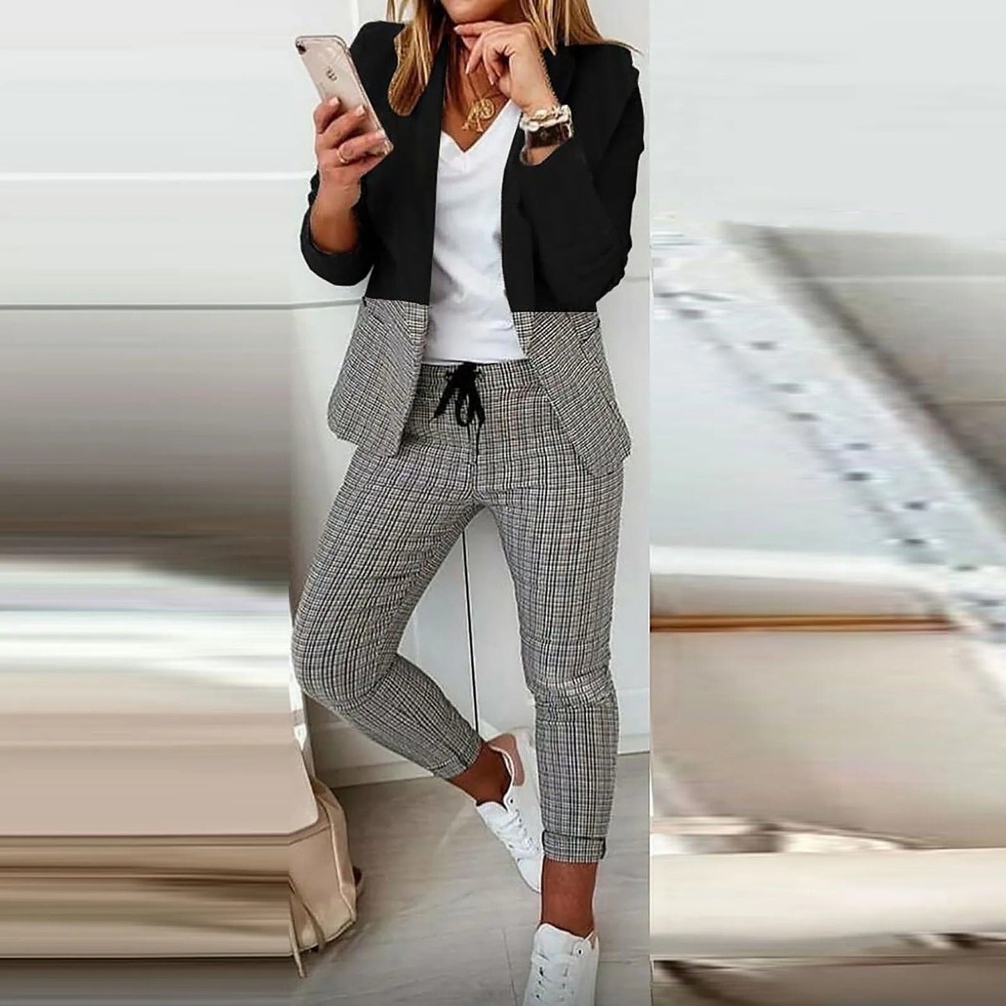 Diana - Long Sleeve Blazer and Pants