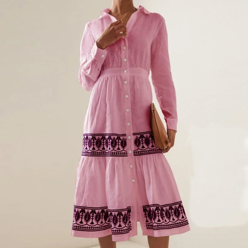 Leona - Elegant dress with long sleeves