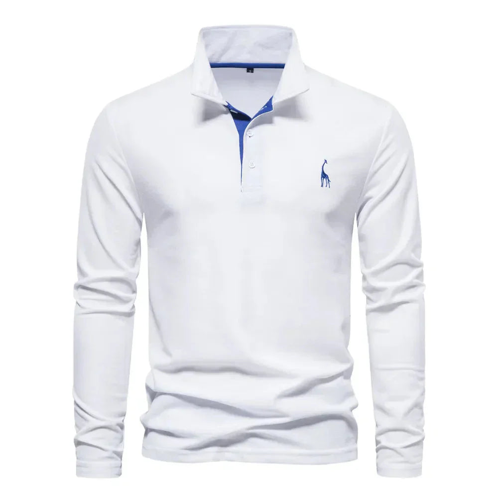 Bastian – Long Sleeve Polo for men