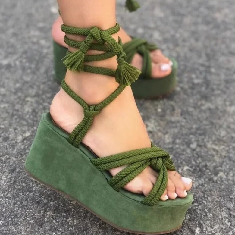 Daphne - Stylish wedge sandals
