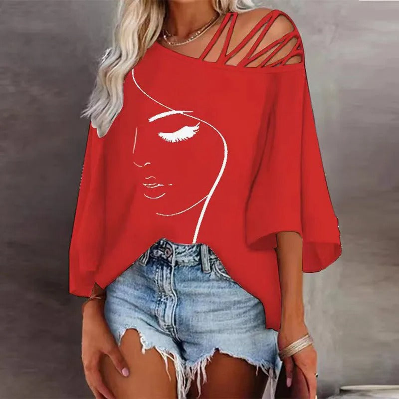 Vivian - Printed women's shirt