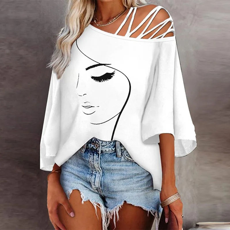 Vivian - Printed women's shirt