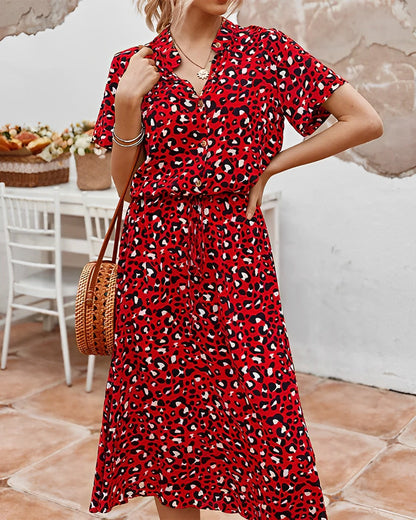 Layla - Colorful dress with print