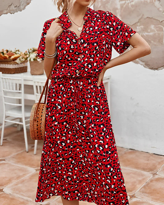 Layla - Colorful dress with print