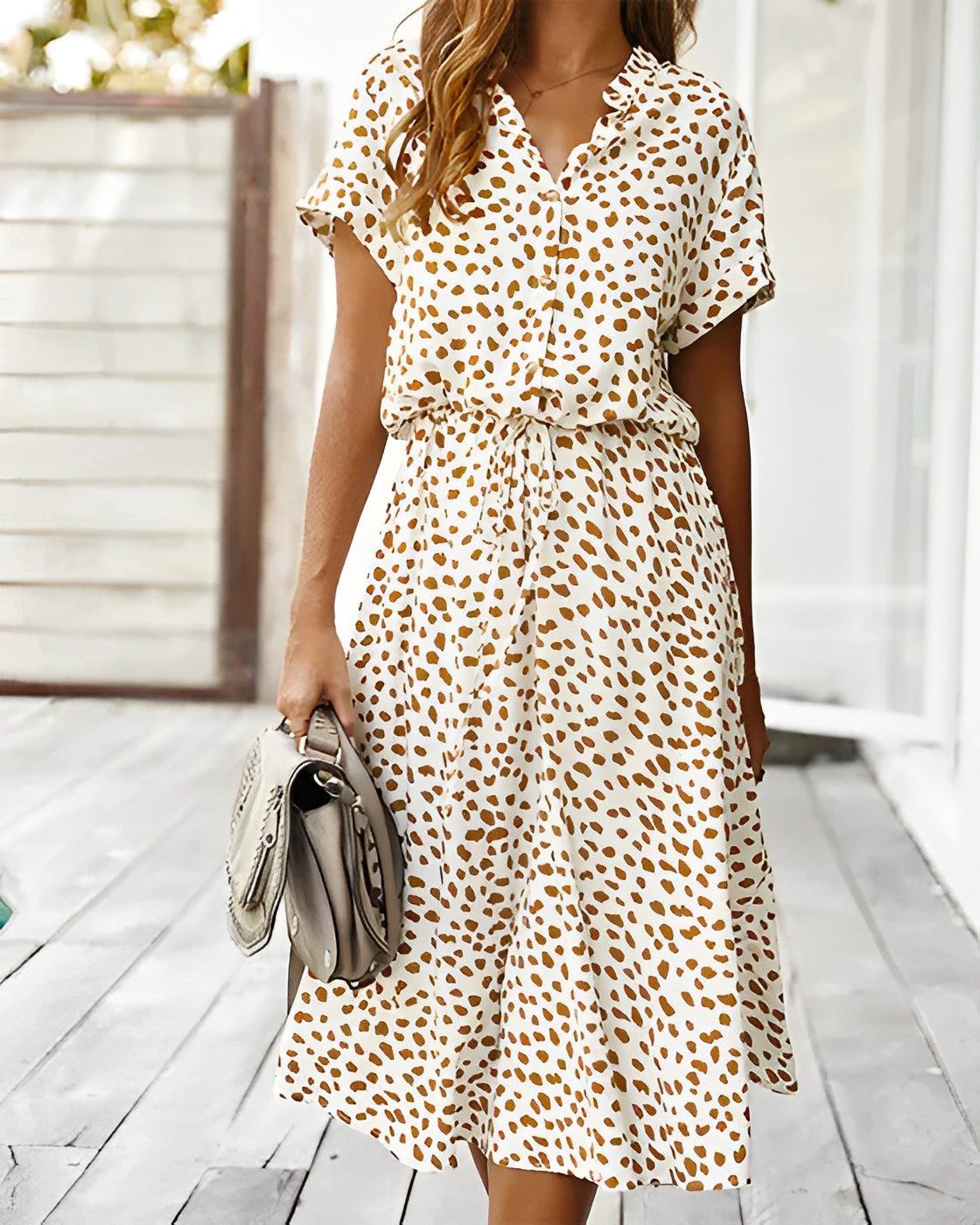 Layla - Colorful dress with print